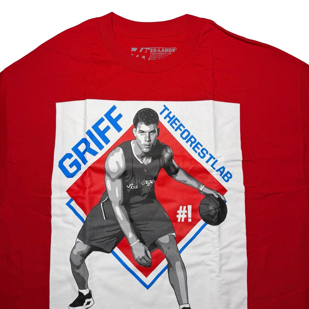 Blake Griffin LA Los Angeles Clippers x The Forest Lab cartoon basketball shirt